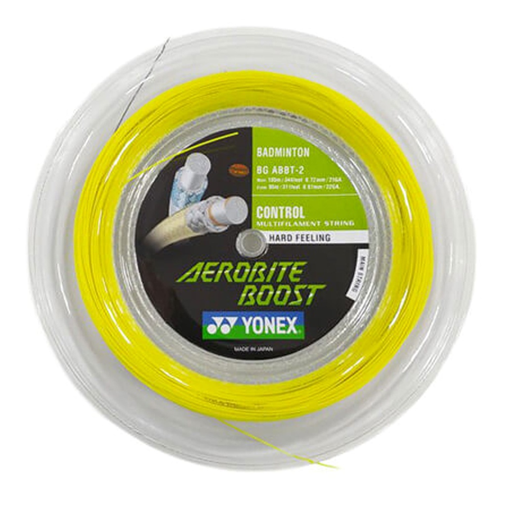 Bobine de Cordage Yonex Aérobite Boost Hybride gris/jaune