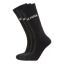 Pack de 3 paires de chaussettes unisexe Forza Comfort Long (noire)