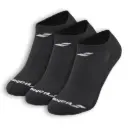 Pack de 3 Paires de Chaussettes Invisible Babolat Homme (noire)